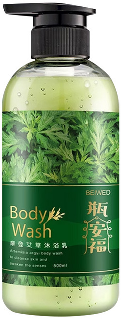 BEIWED 貝薇美學 摩登艾草沐浴露 艾草淨化除穢, 500ml, 1瓶