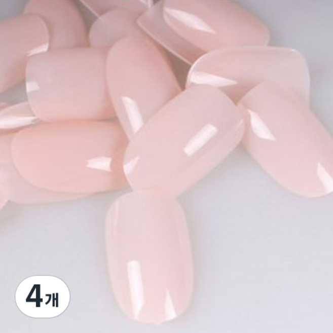 donawa Sporty Active 美甲片 CW-01 100p, Skin Pink Color, 4盒