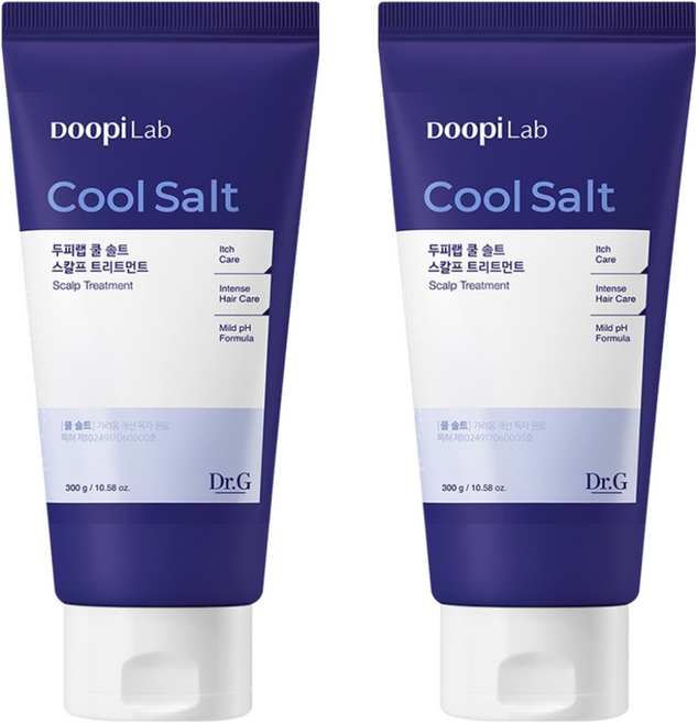 닥터지 두피랩 쿨 솔트 스칼프 트리트먼트, 2개, 300g