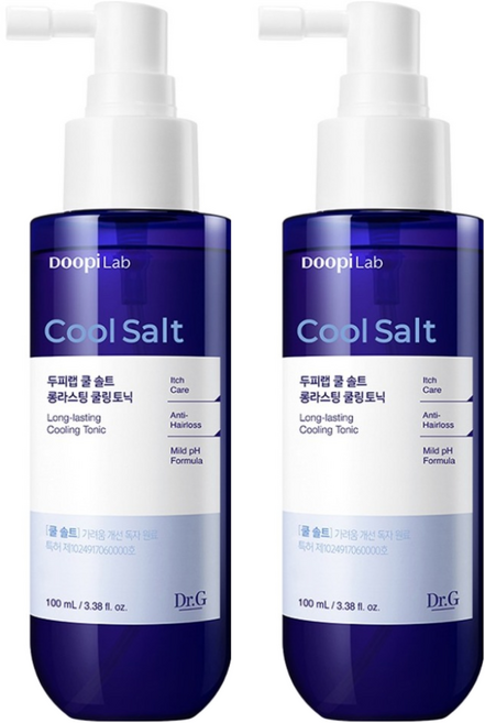 닥터지 두피랩 쿨 솔트 롱라스팅 쿨링 토닉, 2개, 100ml