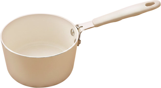 LENANSE US 迷你牛奶鍋 25.5 x 7cm 1kg, 25.5cm, 白色, 1個