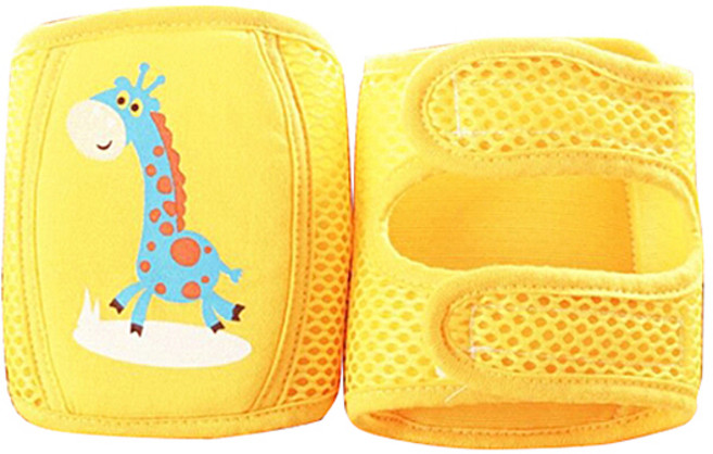 메쉬 쿠션 무릎보호대, 옐로기린, 1세트