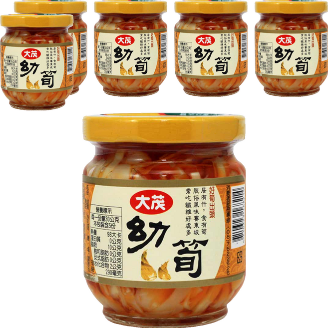 大茂 幼筍 脆筍, 170g, 6罐