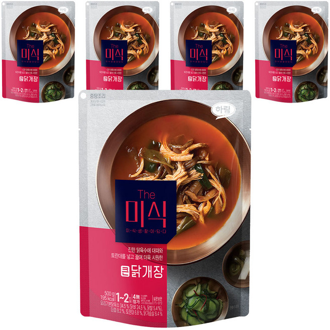 더미식 큰 닭개장, 500g, 5개