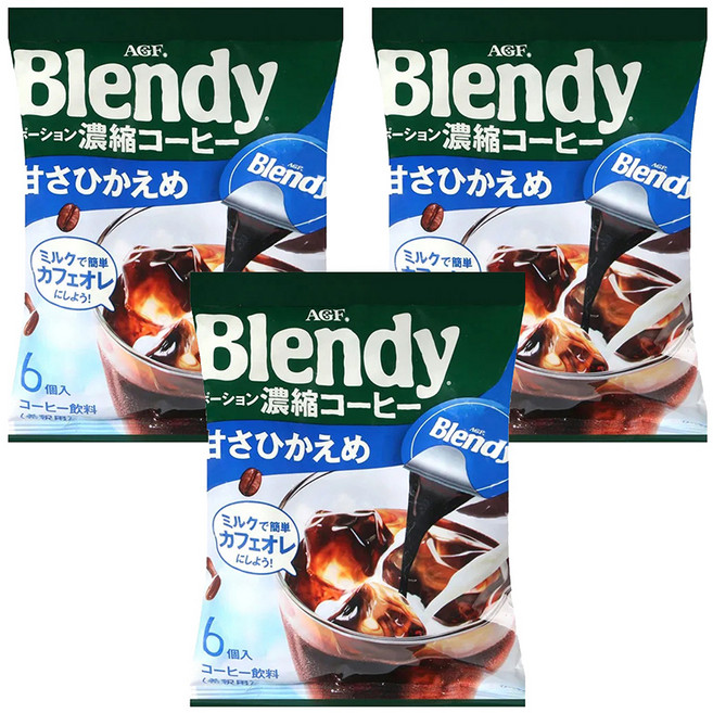 AGF Blendy 濃縮咖啡球, 18g, 6入, 3袋