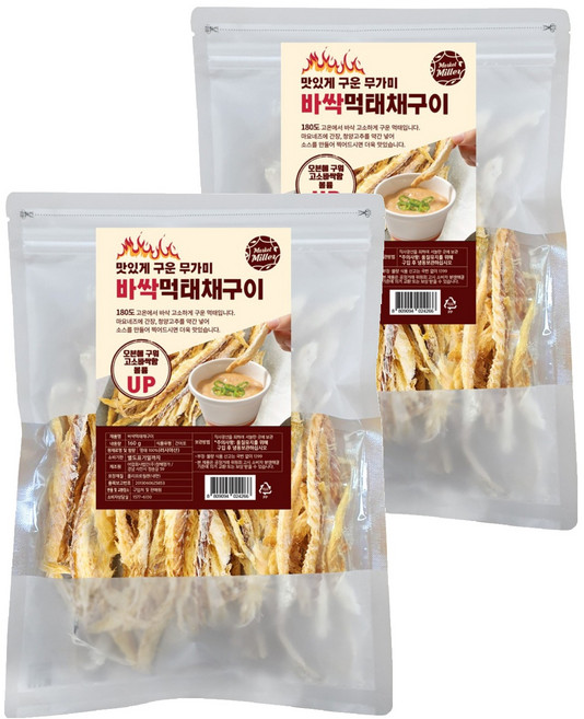마켓밀러 바싹 먹태채구이, 160g, 2개
