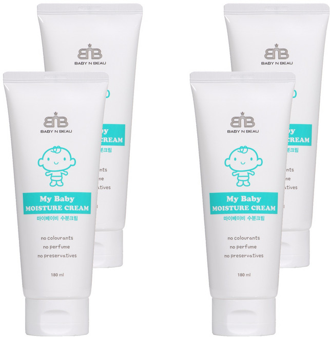 베이비앤뷰 마이베이비 수분크림, 180ml, 4개
