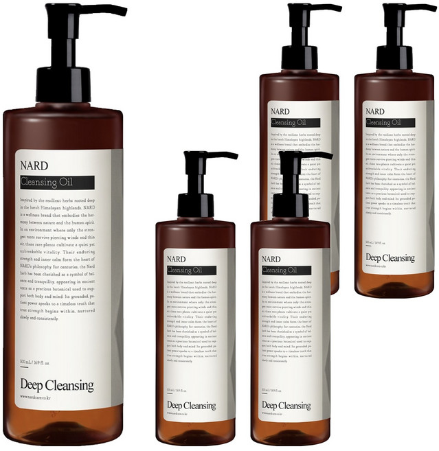 나드 아하 파하 딥 클렌징 오일, 500ml, 5개