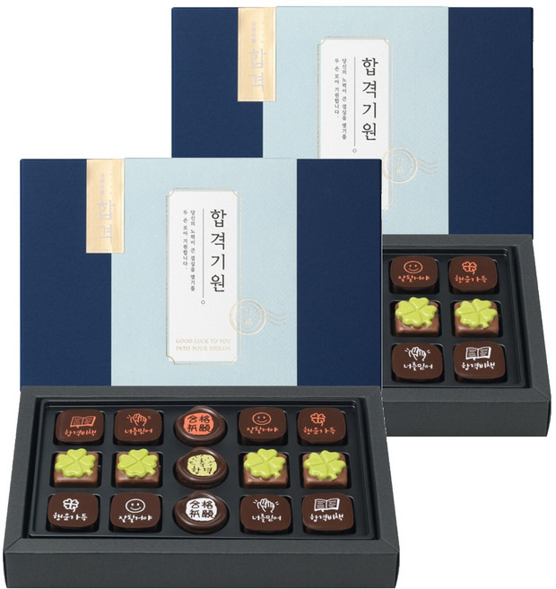 꼬모쎔쁘레 합격기원초콜릿 15입, 144g, 2세트