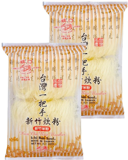 龍口 台灣一把手 新竹炊粉, 200g, 2包