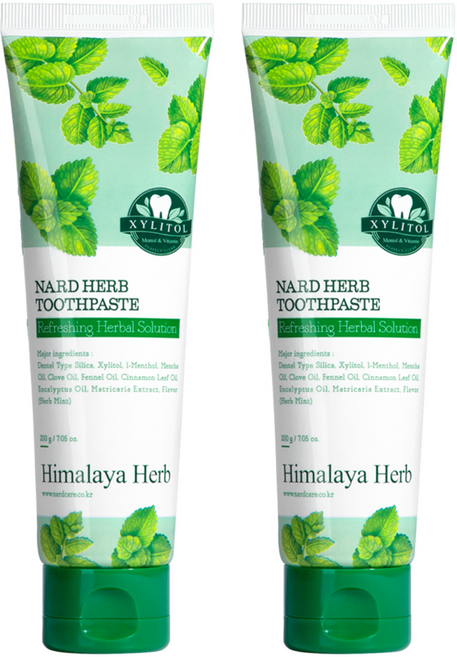 나드 구취케어 치약, 200g, 2개