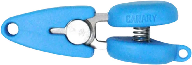 CANARY 長谷川刃物 超迷你剪刀 CA-35-BU 35 x 10 x 15mm 5g, 天空藍, 1支