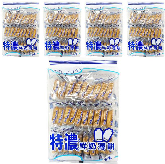 SUKHI 特濃鮮奶薄餅, 300g, 5袋