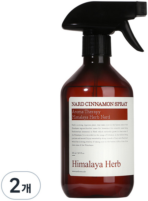 나드 시나몬 스프레이 탈취제 본품, 2개, 500ml