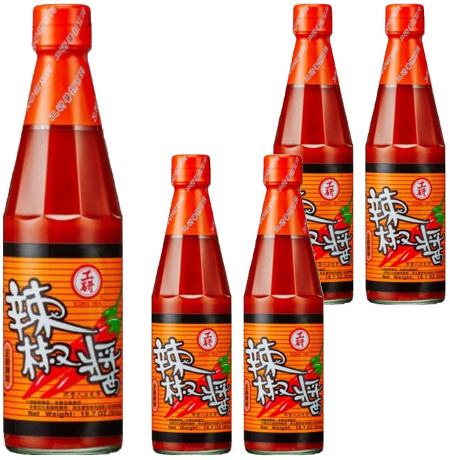 KONG YEN 工研 辣椒醬, 560g, 5瓶