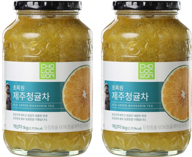 초록원 제주청귤차, 1kg, 1개입, 2개