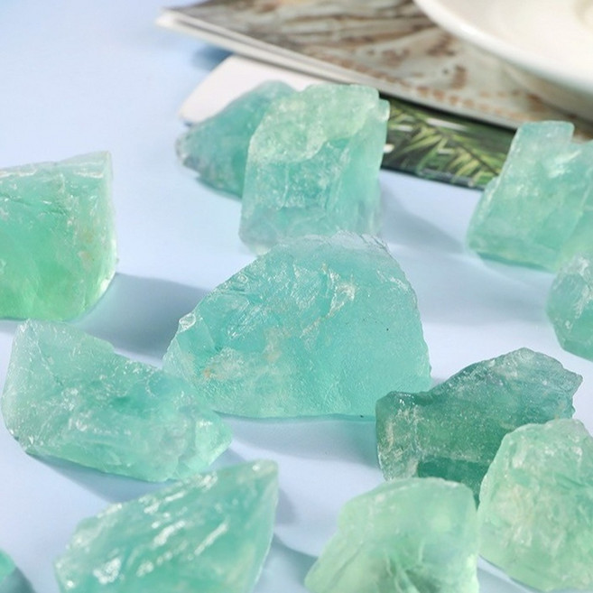 天然水晶礦石擴香石組, 綠水晶