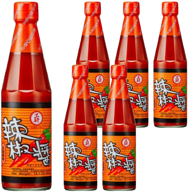 KONG YEN 工研 辣椒醬, 560g, 6瓶