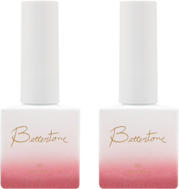 SM IVIT Bettertone 裸膚色糖漿彩色凝膠指甲油, BT-112 珍珠印度粉, 10ml, 2個