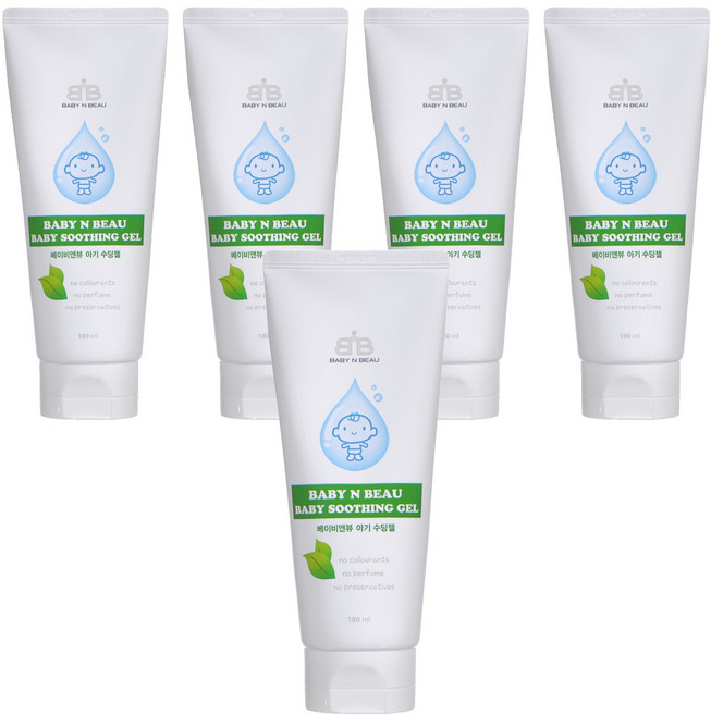 뷰앤뷰 아기 수딩젤, 180ml, 5개