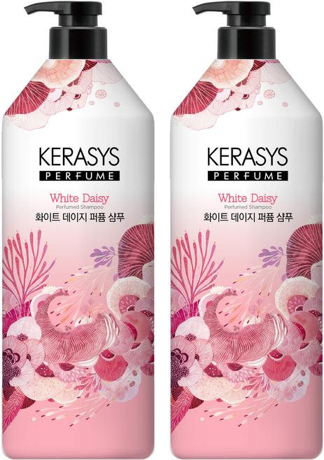 케라시스 퍼퓸 샴푸 화이트 데이지, 2개, 1L