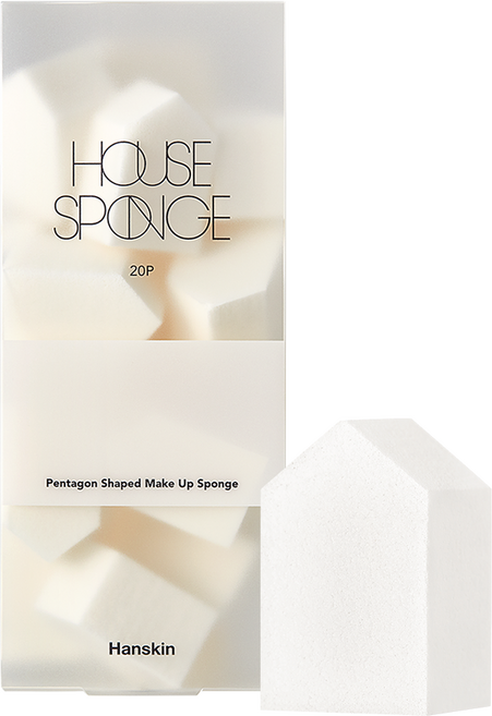 한스킨 하우스 메이크업 스펀지 20p, 1개