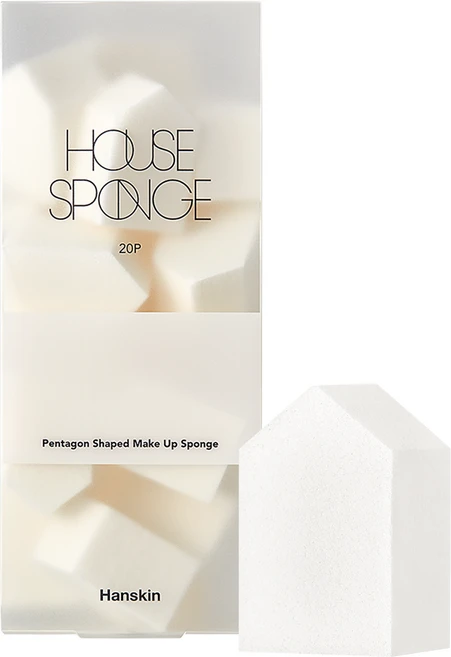 한스킨 하우스 메이크업 스펀지 20p, 1개 - 쿠팡