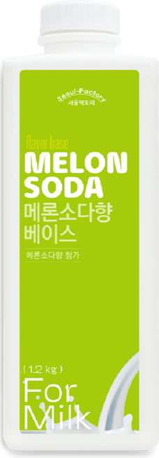 서울팩토리 메론소다향 베이스, 1.2kg, 1개