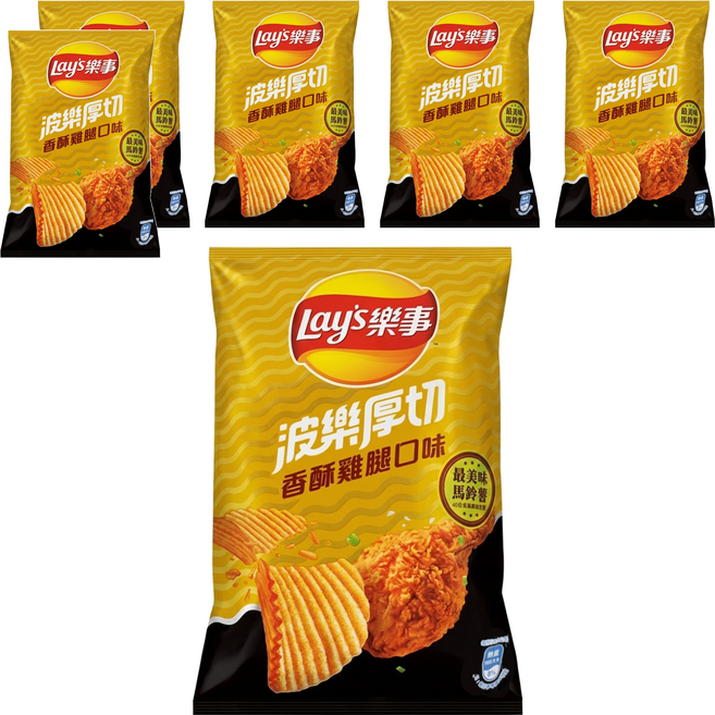 Lay's 樂事 波樂香酥雞腿洋芋片, 85g, 6包