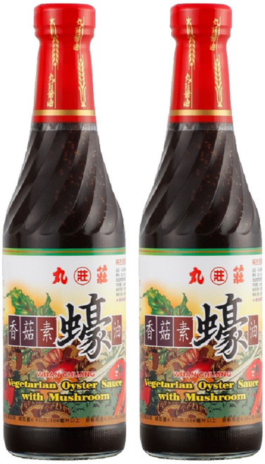 丸莊醬油 香菇素蠔油, 500g, 2瓶