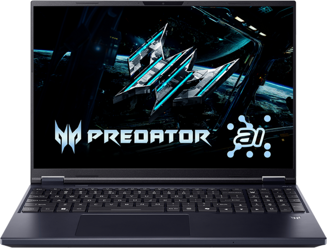 acer 宏碁 Predator 16" WQXGA IPS 240Hz/Ultra 7 255HX/NVIDIA RTX 5070 8G, 黑色, PHN16-73-78D0, 512GB PCIe Gen4 SSD, 16GB DDR5, Windows 11