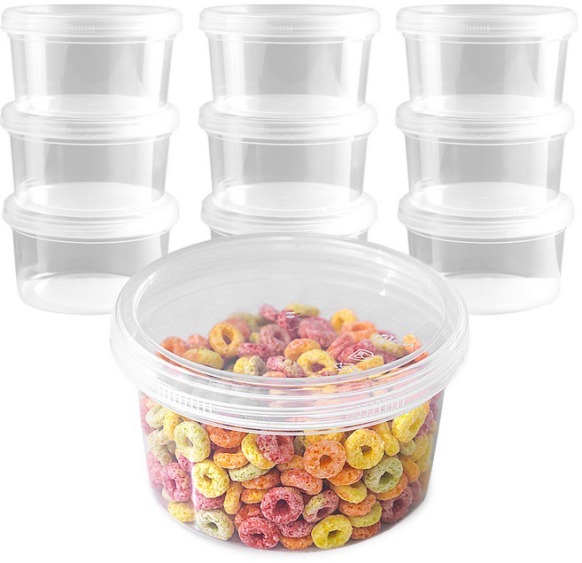 일상곳곳 다회용 스크류 밀폐용기, 10개, 4호(1000ml)