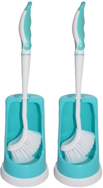 Home Star 多麼潔 馬桶刷組, 綠色 + 白色, 2組
