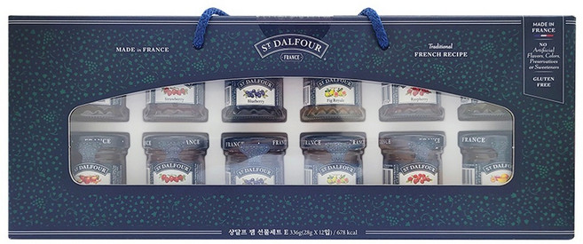 샹달프 잼 선물세트 E, 336g, 1세트