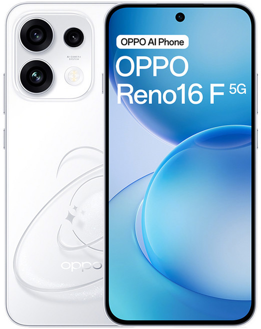 OPPO Reno16 F 5G 8GB, 幻白星球, 256GB