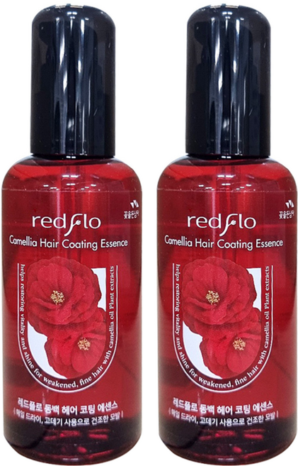 레드플로 꽃을든남자 동백 헤어 코팅 에센스, 110ml, 2개
