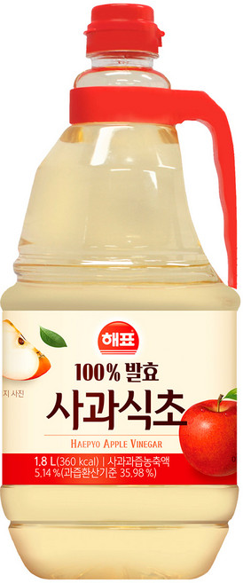 해표 사과식초, 1.8L, 1개