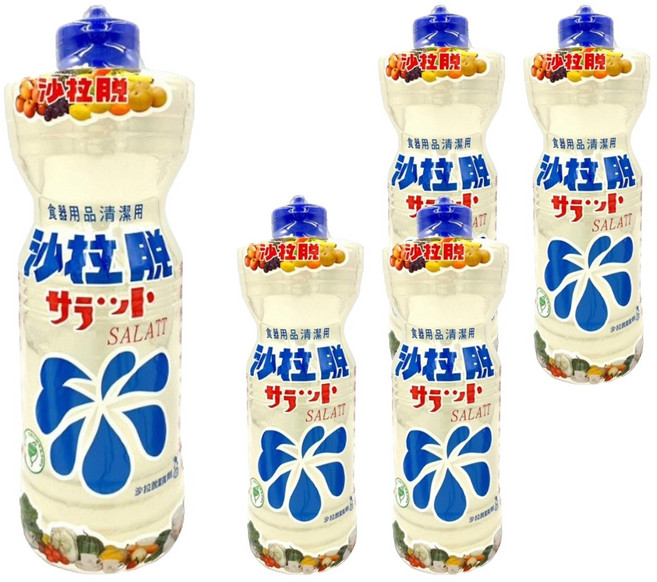 日星化工 沙拉脫 食器用環保清潔劑, 1L, 5瓶