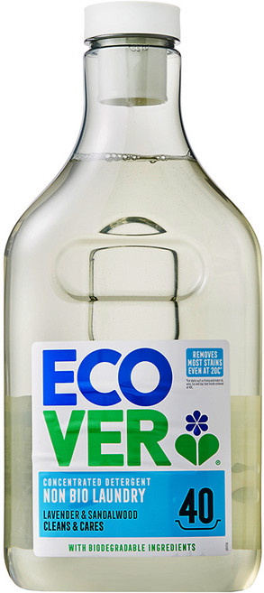 에코버 고농축 액상 세탁세제 라벤더 & 샌들우드, 1.43L, 1개