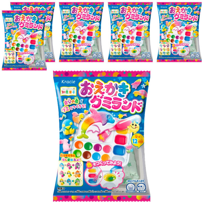 크라시에 오에가키 구미랜드 젤리만들기, 27g, 6개
