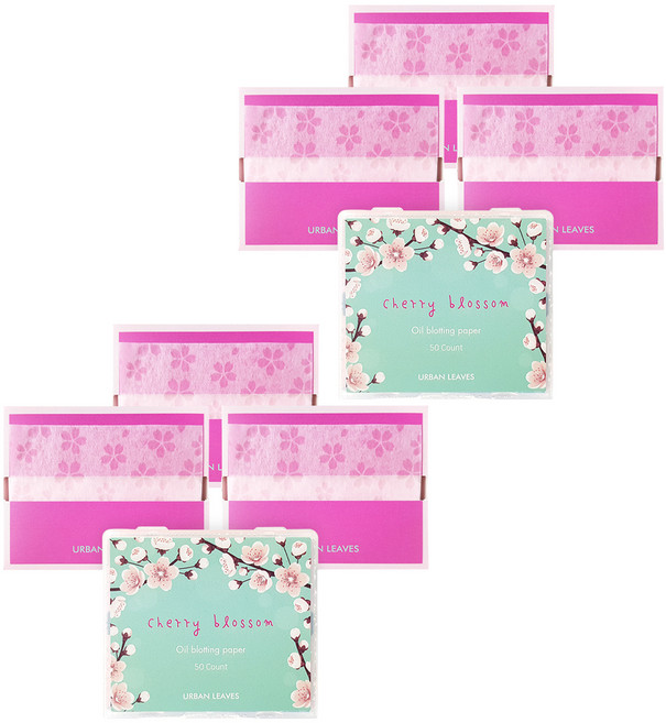 어반리브즈 벚꽃기름종이 50p + 거울케이스 + 리필 150p, 2세트