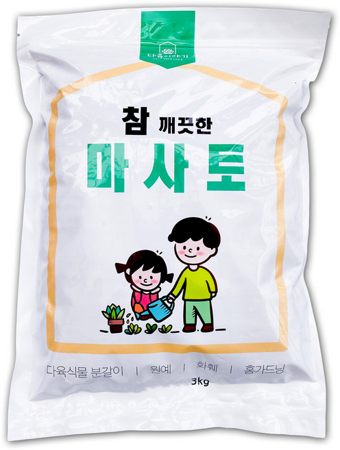 다육이야기 참 깨끗한 소립마사토, 1개, 3kg