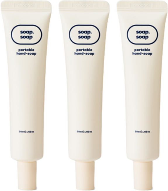 1555 소프소프 포터블 핸드소프, 30ml, 3개