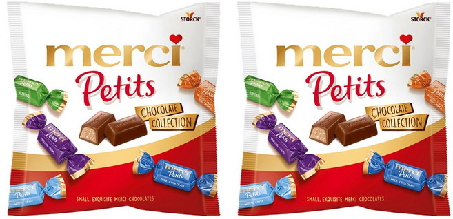 메르시 쁘띠 초콜릭 컬렉션 레드, 125g, 2개