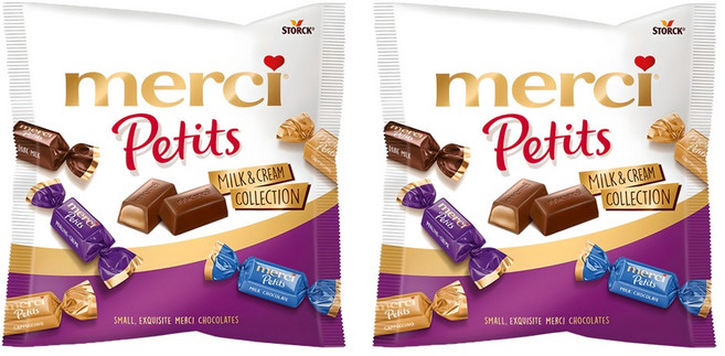 메르시 쁘띠 밀크 크림 컬렉션 퍼플, 125g, 2개