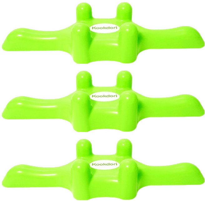 꾹도리 스트레칭바, 그린, 3개