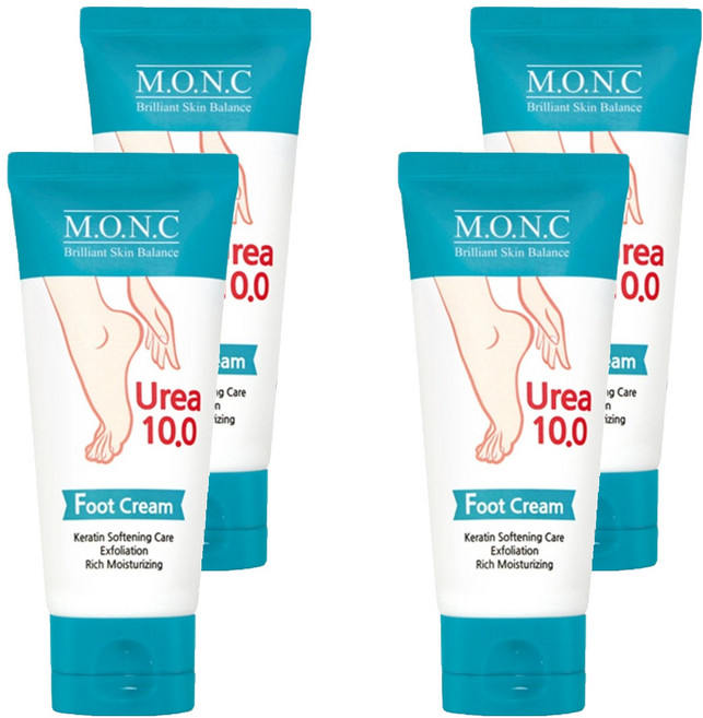 MOC尿素十足霜, 100ml, 4個