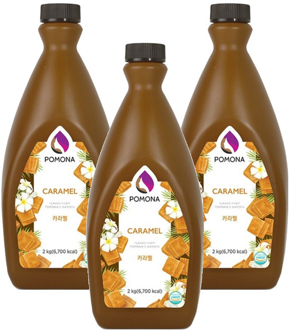 포모나 카라멜 소스, 2kg, 3개