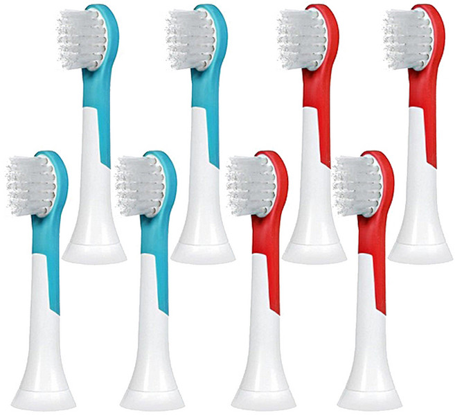 토비메모리 어린이 필립스 전동칫솔 호환모 미니 2종 x 4p, 1세트