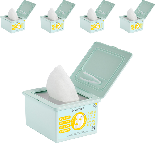 듀이트리 픽 앤 퀵 비타민 라이트업 마스크, 30개입, 5개